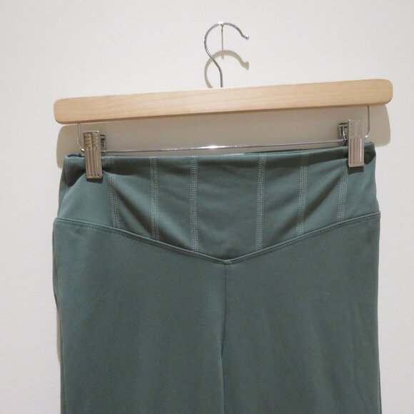 VICTORIA'S SECRET PINK Ultimate Flare Leggings Fresh Forest Green Y2K Lounge - Picture 5 of 14